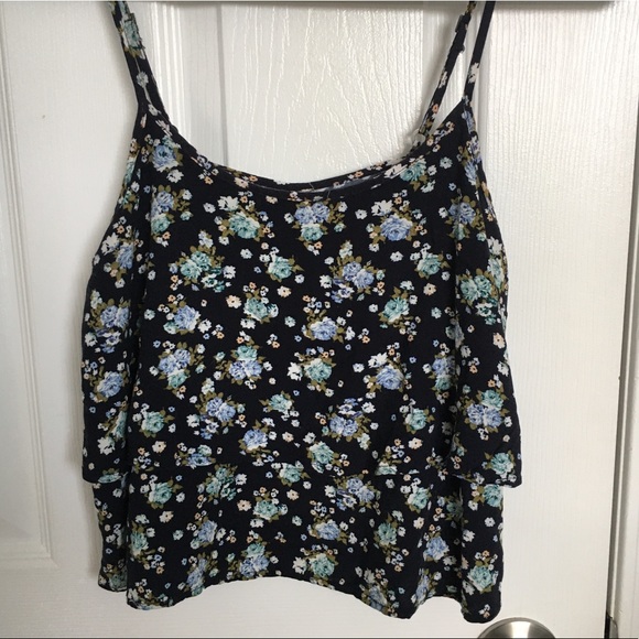 Floral crop top - Picture 1 of 3